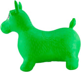 Calut gonflabil din cauciuc jucarie pentru sarit verde 58x26x52 cm